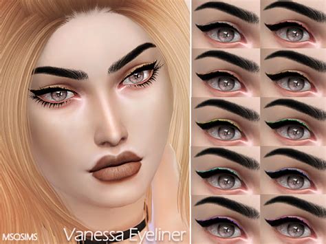 Vanessa Eyeliner At Msq Sims Sims 4 Updates