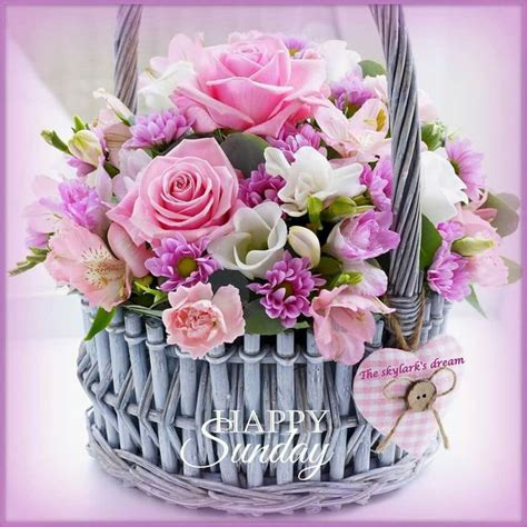 Images Of Happy Sunday With Flowers Top Collection Of