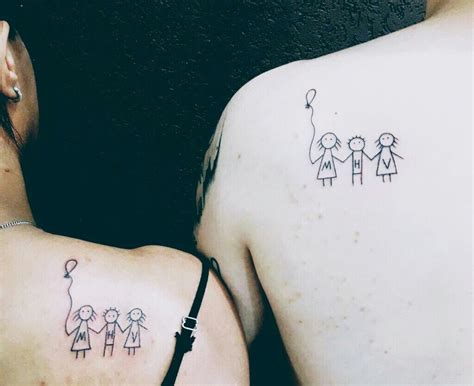 Tatuagem 3 Filhas No Balanço