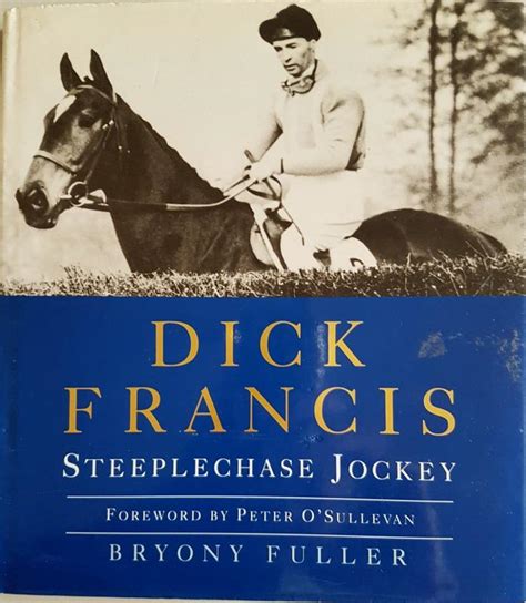 dick francis steeplechase jockey by fuller bryony very good hardcover 1994 1st hedgerow