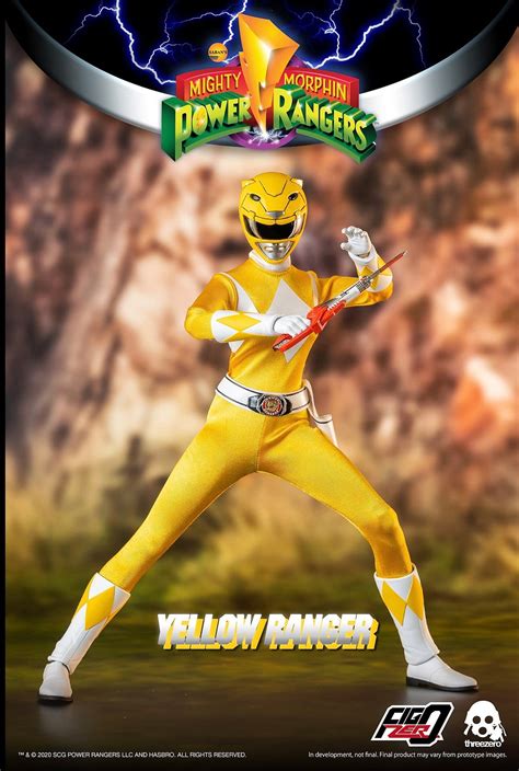 Power Rangers Yellow Ranger Heroically Arrives At Threezero