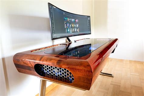 Minimal Setups Wooden Desk Diy Pc Desk Desk
