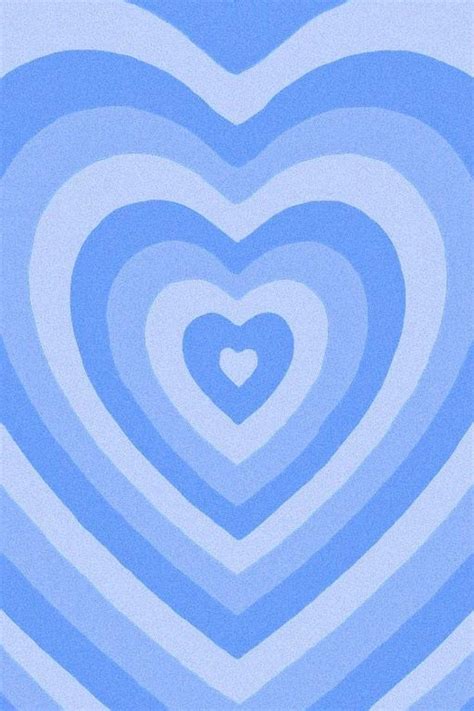 Infinite Hearts Aesthetic Blue Poster Fond Decran Dessin Fond D