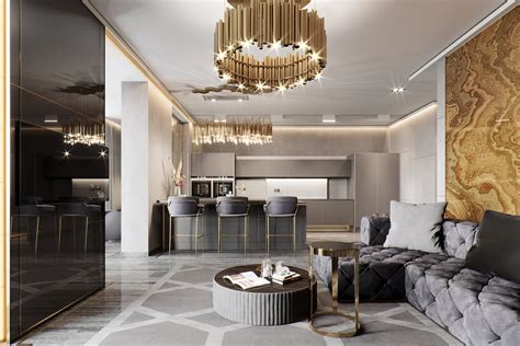 Luxury Living Apartments Design For Inex Studio On Behance