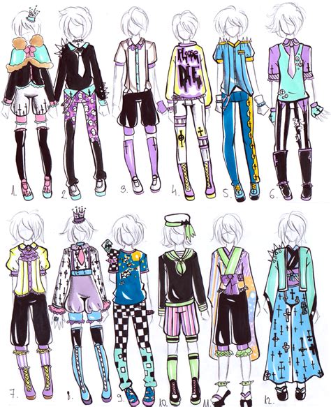 Closed Male Pastel Goth Outfits By Guppie On