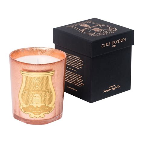 discover the cire trudon ernesto rose gold scented candle 270g at amara rose gold candle