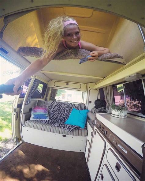Photo Credit Gabriellenelson Build A Camper Van Vw Bus Camper Van