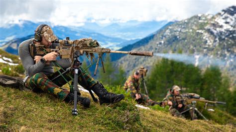 Belgian Special Forces Sniper Teams Fire Upon Long Range Targets From