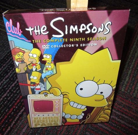 The Simpsons The Complete Ninth Season 4 Disc Dvd Set Collectors