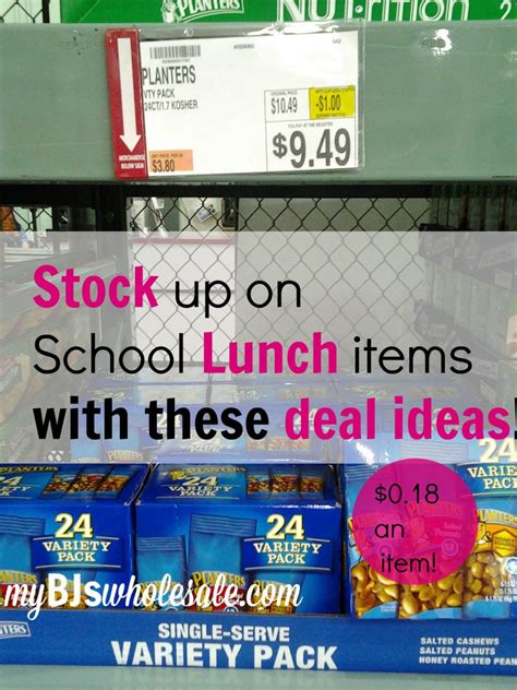 Bjs Stock Up On Back To School Lunch Items