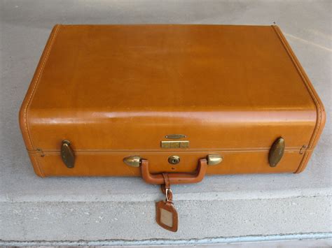 Vintage 21 Samsonite Suitcase Chestnut Brown Streamlite Hard Side