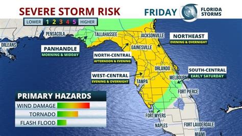 Tornado Flood And Wind Damage Risk In Florida Friday Wgcu Pbs And Npr