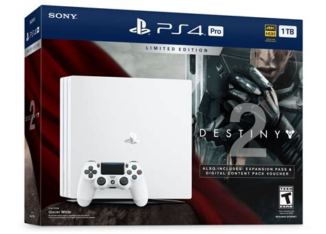 Glacier White Playstation 4 Pro Destiny 2 Bundle Announced Seasoned