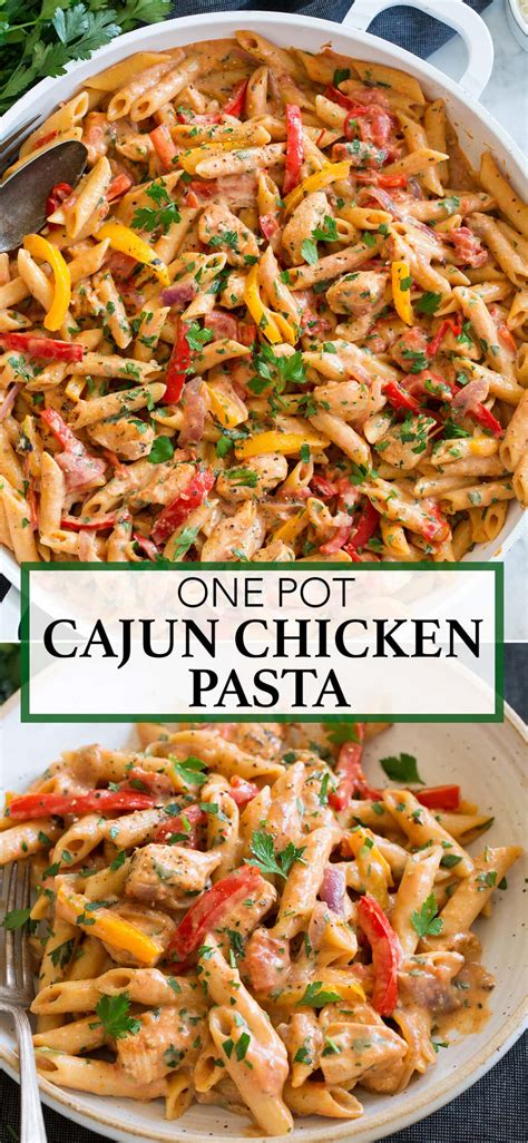 One Pot Cajun Chicken Pasta Cooking Classy
