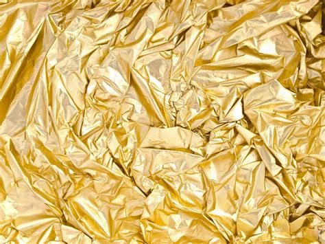 Gold Metal Texture Foil Tracery Shine Radiance Gold Weight Gold