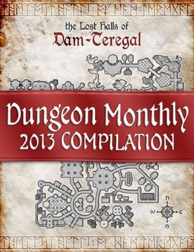Dungeon Monthly 2013 Compilation Crooked Staff Publishing Dungeon