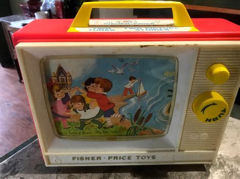 Vintage 1964 Fisher Price Musical Tv Etsy