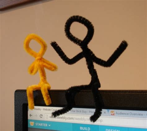 How To Make A Pipe Cleaner Stick Figure The Stick Guy