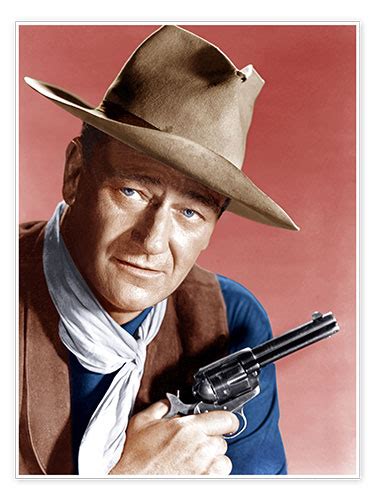 John Wayne As A Cowboy Print By Everett Collection Posterlounge