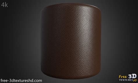 Synthetic Brown Leather 3d Texture Fabric Cuir Seamless Bpr Material