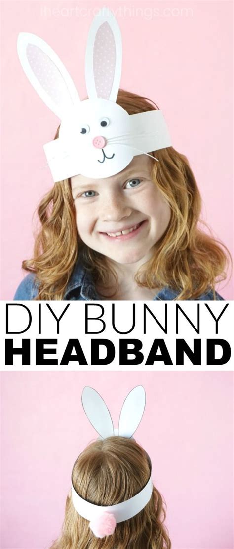 Diy Bunny Headband Craft For Kids Easy Easter Crafts