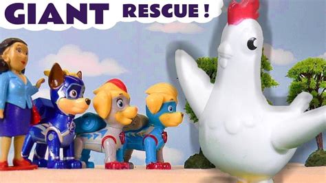 Pup Toys Rescue Story With A Giant Chickaletta Youtube