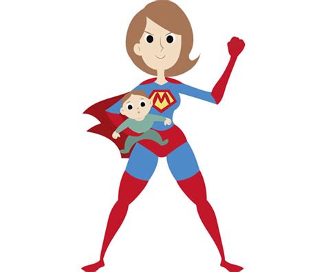 Super Mom Clipart Free Download On Clipartmag