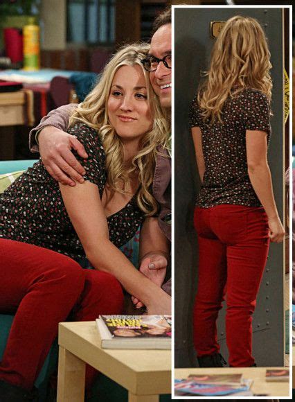 penny s black floral top on the big bang theory outfit details 9562
