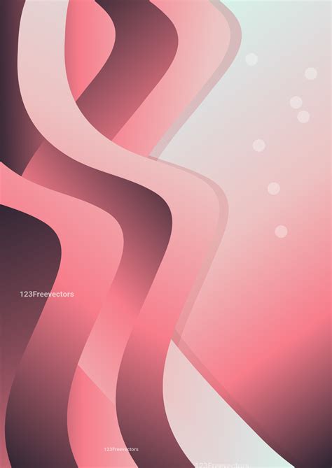 Pink And Grey Abstract Gradient Vertical Wave Background