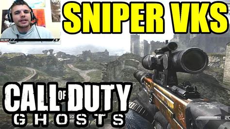 Cod Ghosts Sniper Vks Gameplay Skyrroz Youtube