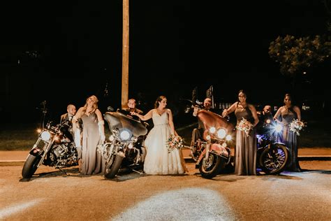 Harley Davidson Inspired Wedding Candis Floral Creations