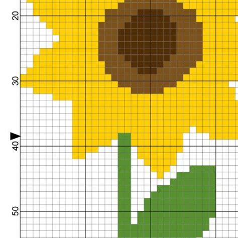 Sunflowers Cross Stitch Pattern Daily Cross Stitch