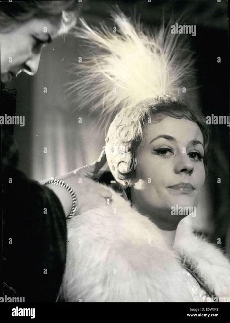 Dec Annie Girardot Getting Into Costume Before Filming A Scene Stock Photo Alamy