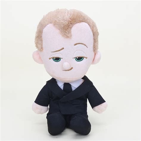 20cm New Movie The Boss Baby Stuffed Plush Toys Born Leader Suit Diaper