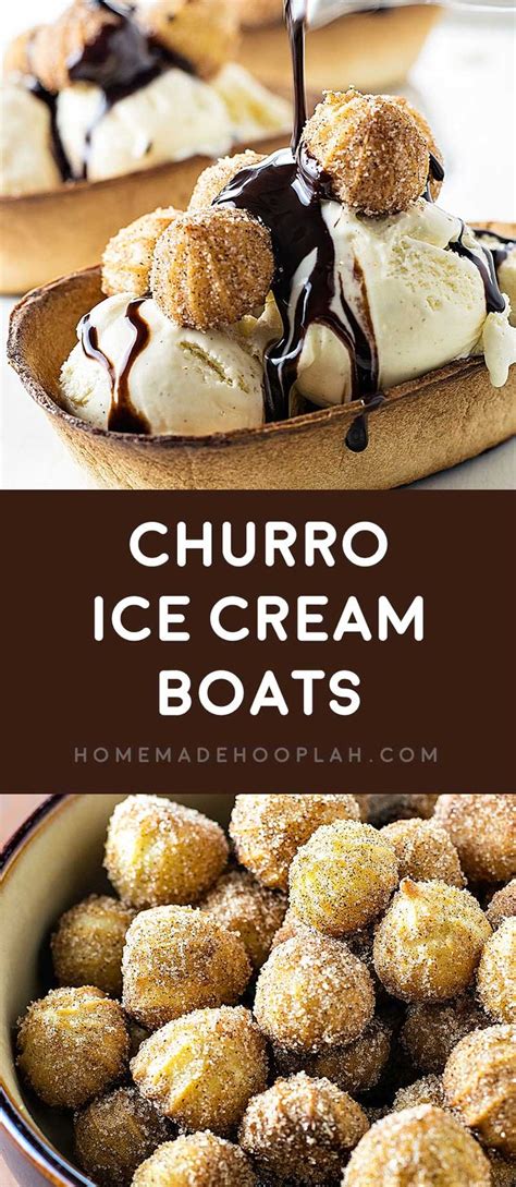 Churro Ice Cream Boats Sweeten Up Your Next Party With Cinnamon