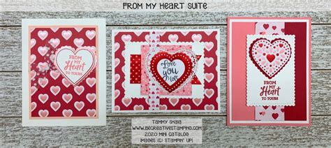 From My Heart Suite By Stampin Up Stampin Up Stampin My Heart