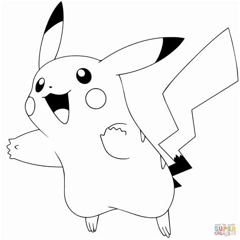 Cute Pikachu Coloring Pages At Getdrawings Free Download