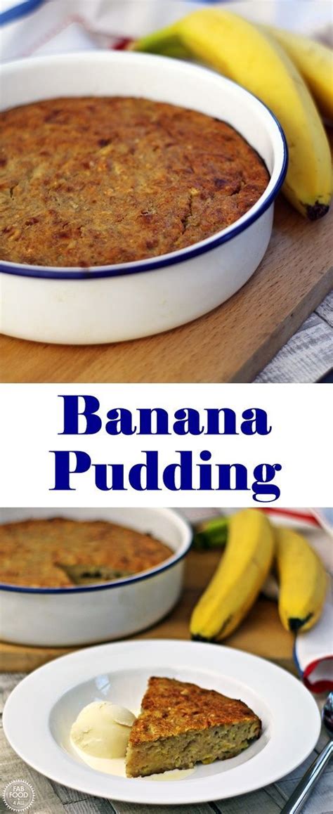 Banana Pudding Great Way To Use Up Over Ripe Bananas Fab Food All