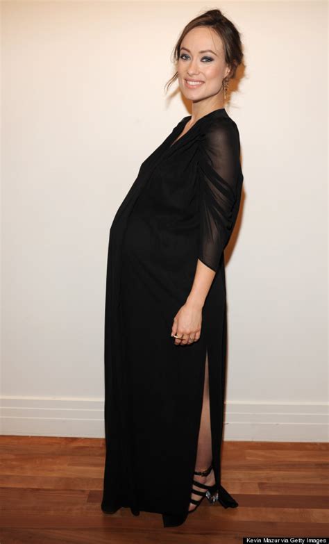 Pregnant Olivia Wilde Is Radiant At Revlon Event Huffpost Entertainment