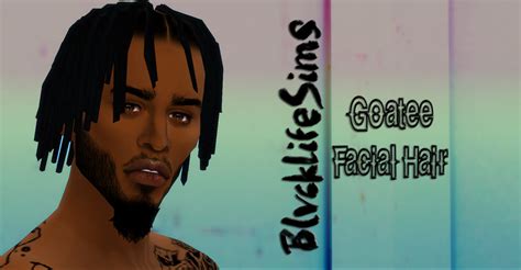 Sims 4 Cc💕 — Blvck Life Simz New Goatee Facial Hair Mesh