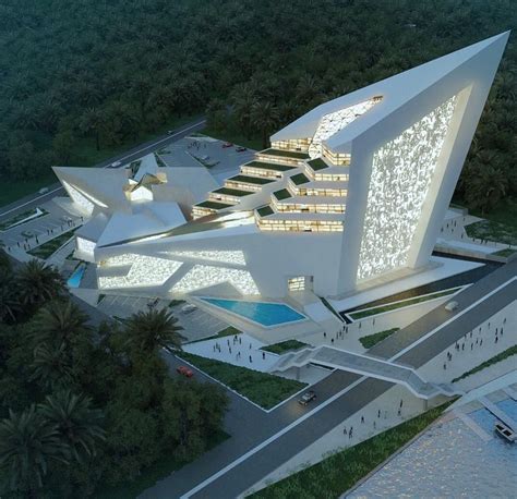 Cultural Center Designed By Thanaa Hussein Visualization By Ridha