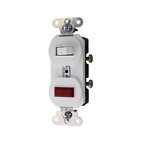 Pass And Seymour 692 W Single Pole Combination Switch And Pilot Light