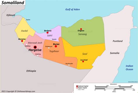 Somaliland Map Detailed Maps Of Republic Of Somaliland