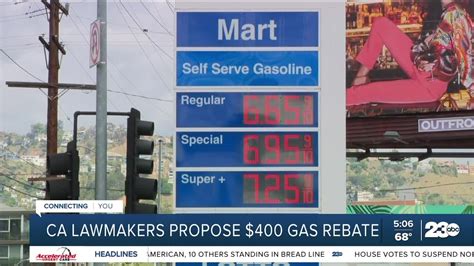 California Gas Rebate $400
