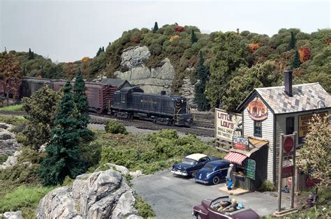 Pennsylvania Railroad Ho Scale Transition Era Layout Images Trains