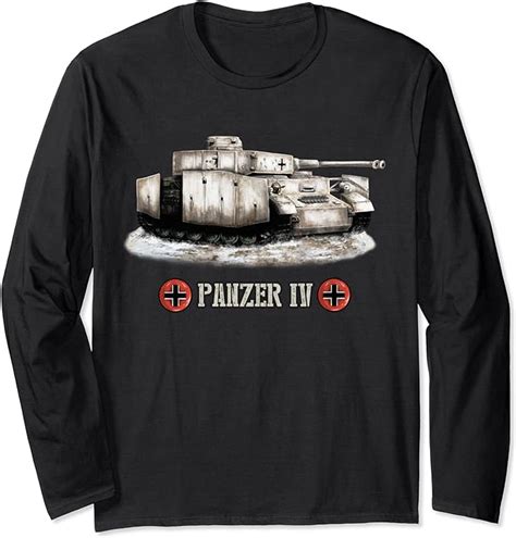 World War German Tank Panzer Iv Memorabilia Long Sleeve T Shirt