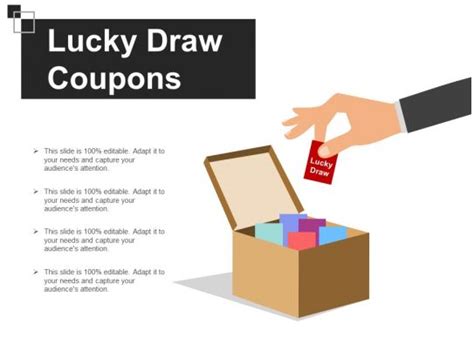 Lucky Draw Coupons Sample Ppt Presentation Powerpoint Templates