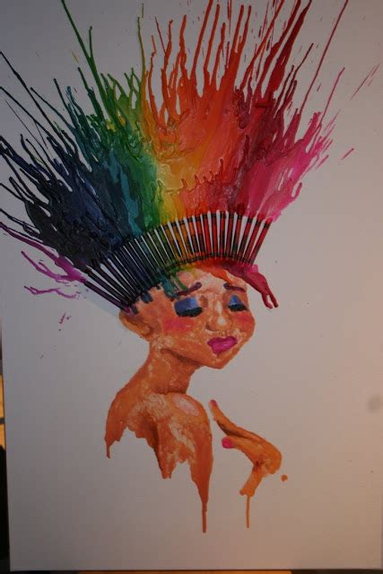 Hairstylist at art of hair design niles, illinois 1 connection. 11 Inspired Ways To Create Melted Crayon Art Design