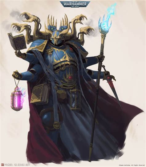 Thousand Sons Sorcerers In 2022 Thousand Sons Warhammer Warhammer 40k