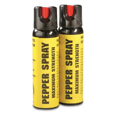 Eliminator Pepper Spray With Twist Lock 4 Oz 2 Pack 98339 Pepper Sprays At Sportsman S Guide